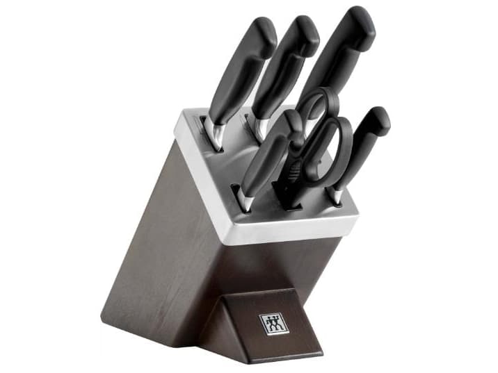 ZWILLING Four Star Knivblok med 5 knive og en saks (35145-000-0)