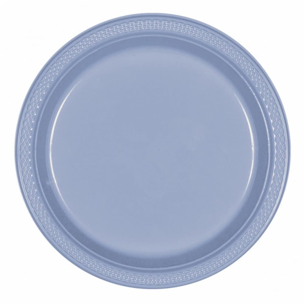 Amscan 7in Solid Colour Plastic Plates (Pack Of 20)