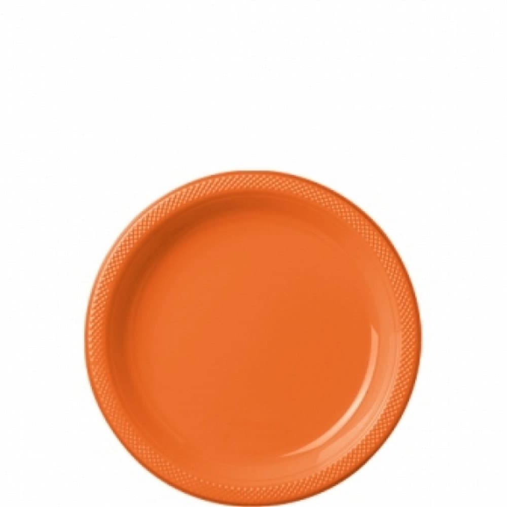 Amscan 7in Solid Colour Plastic Plates (Pack Of 20)