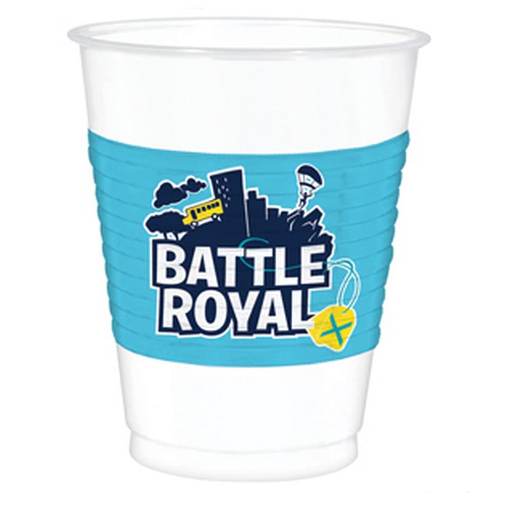 Amscan Battle Royal Plastic Cups (Pack of 8)