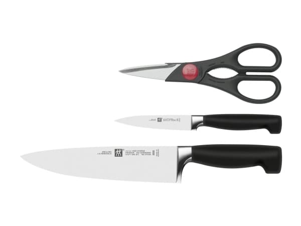 ZWILLING 35055-000-0, Knivuppsättning, Stål, Plast, Rostfritt stål, Svart, 20 cm