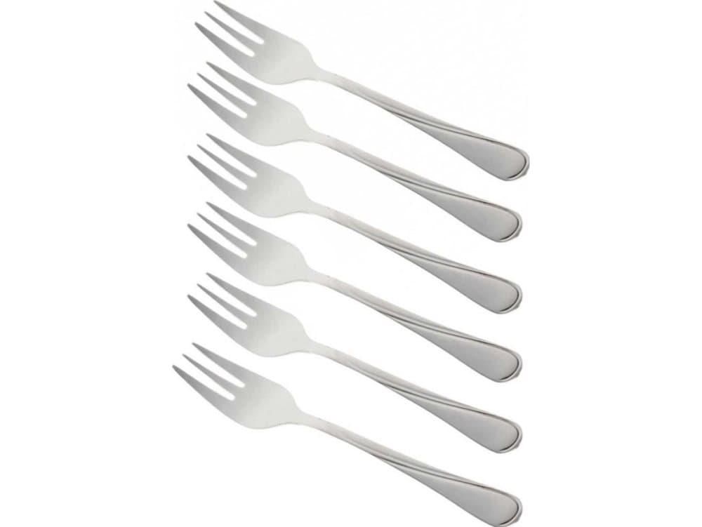 KingHoff CAKE FORK 6 pcs. KingHOFF KH-1441 gloss