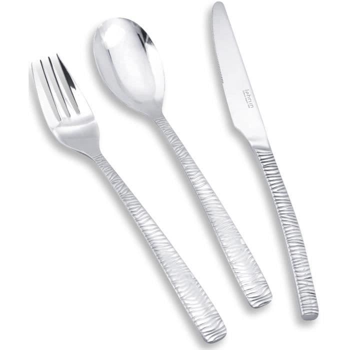 LEBRUN - 602048009 - Ruokailuvälinesarja 48 kpl 3mm surffauspihviveitsi