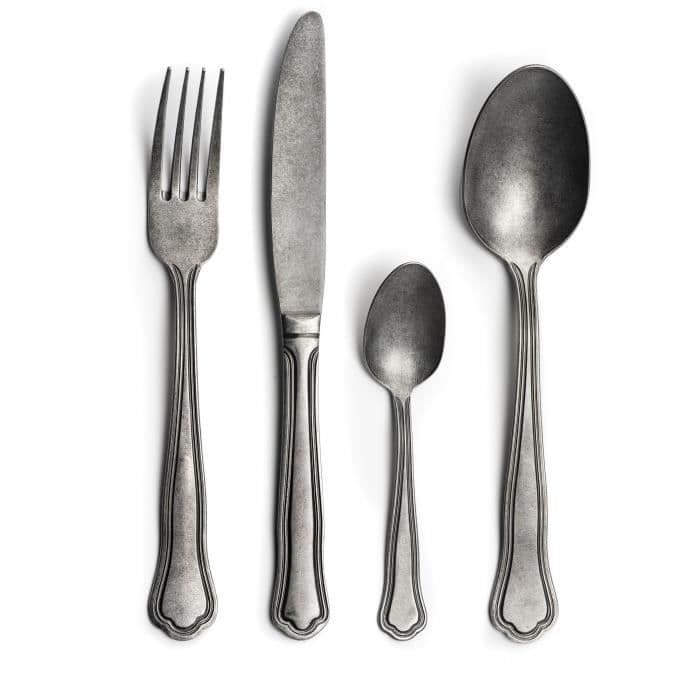 AMEFA - 129251 - 16 kappaleen ruokailuvälineet - 4 hengen laatikkosarja - Contour Urfé Noir Vintage
