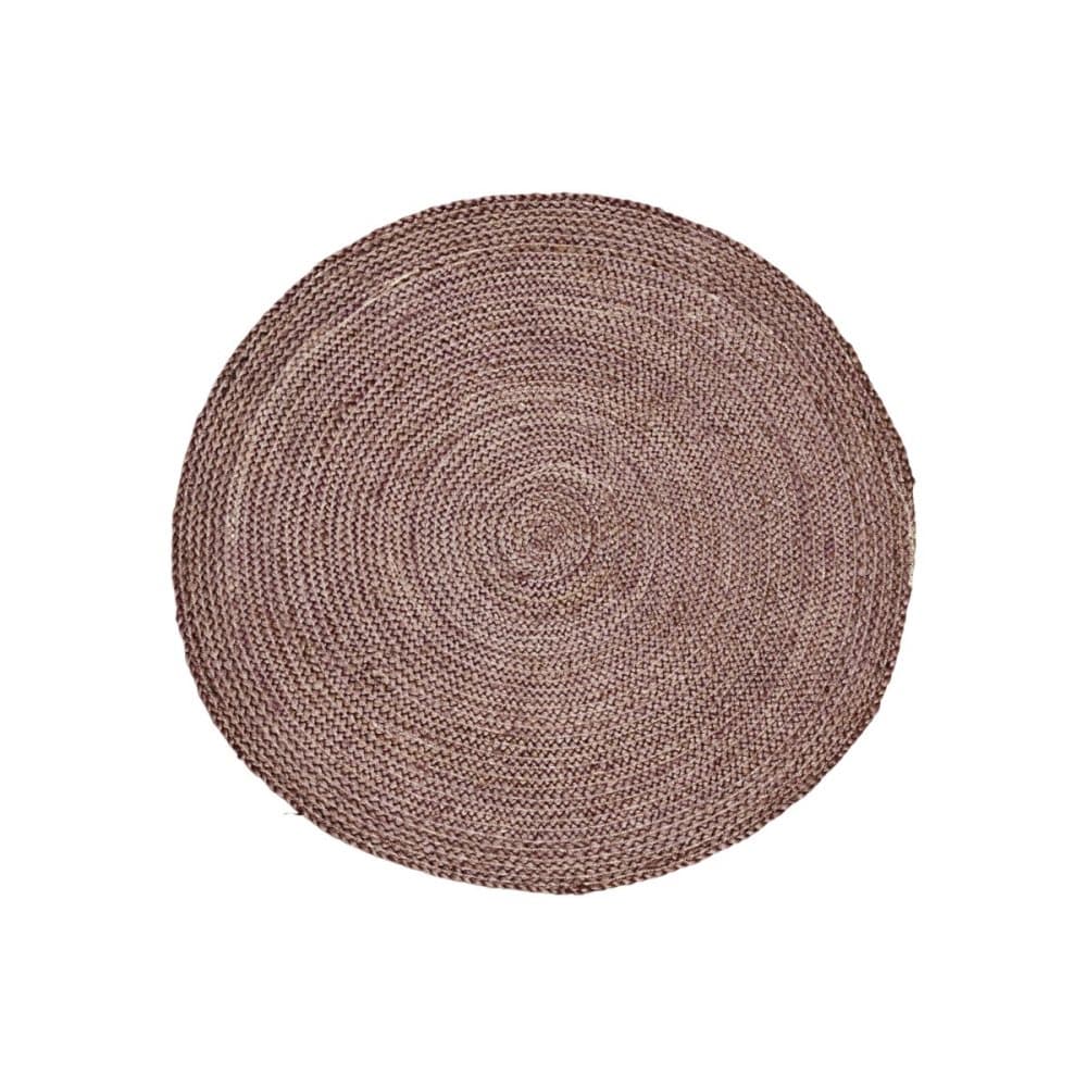 House Doctor Structure Matta 100% Jute D: 100 cm Henna