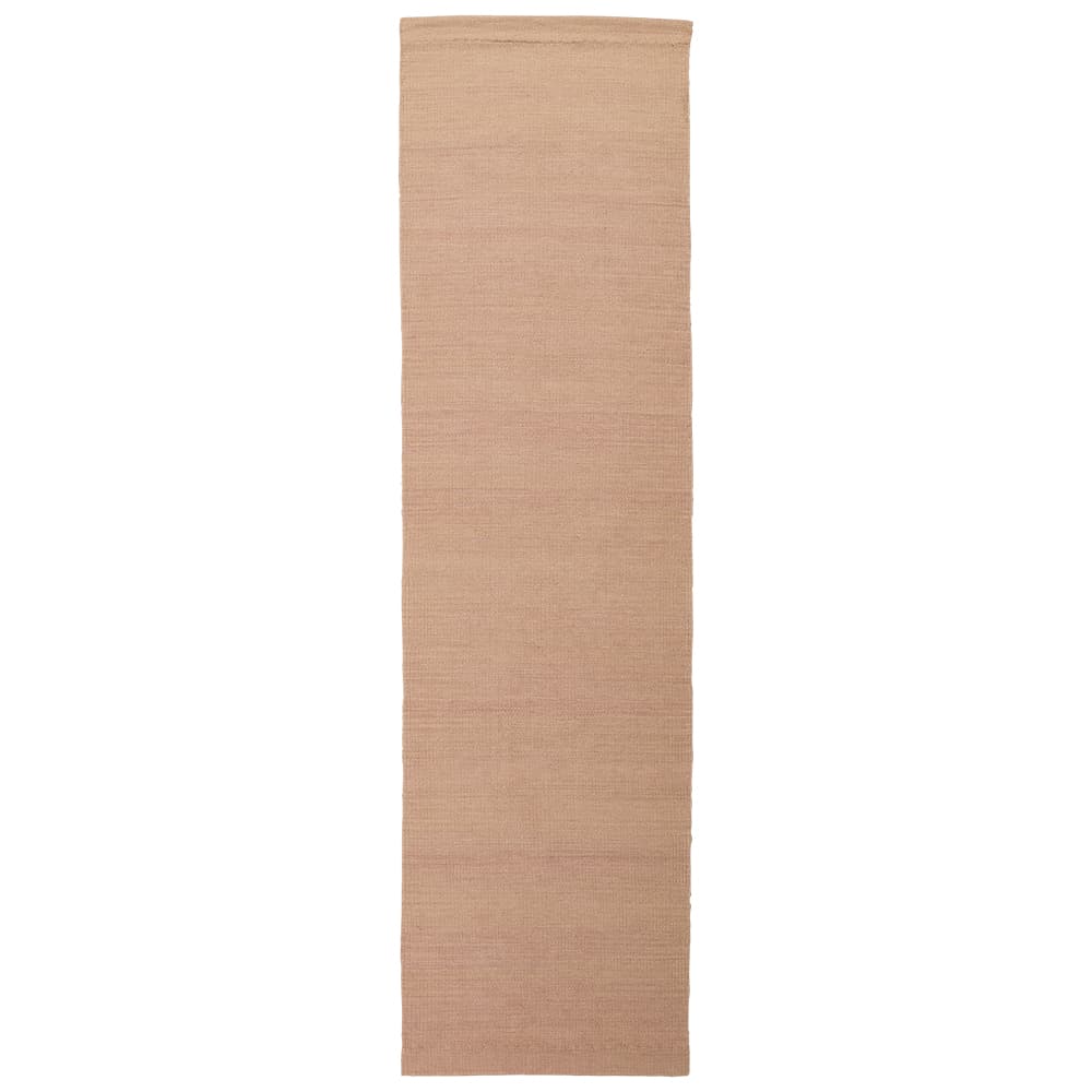 Gulvteppe Triveso, 100 % ull, 70 x 260 cm, Misty Grey Pink, Linum