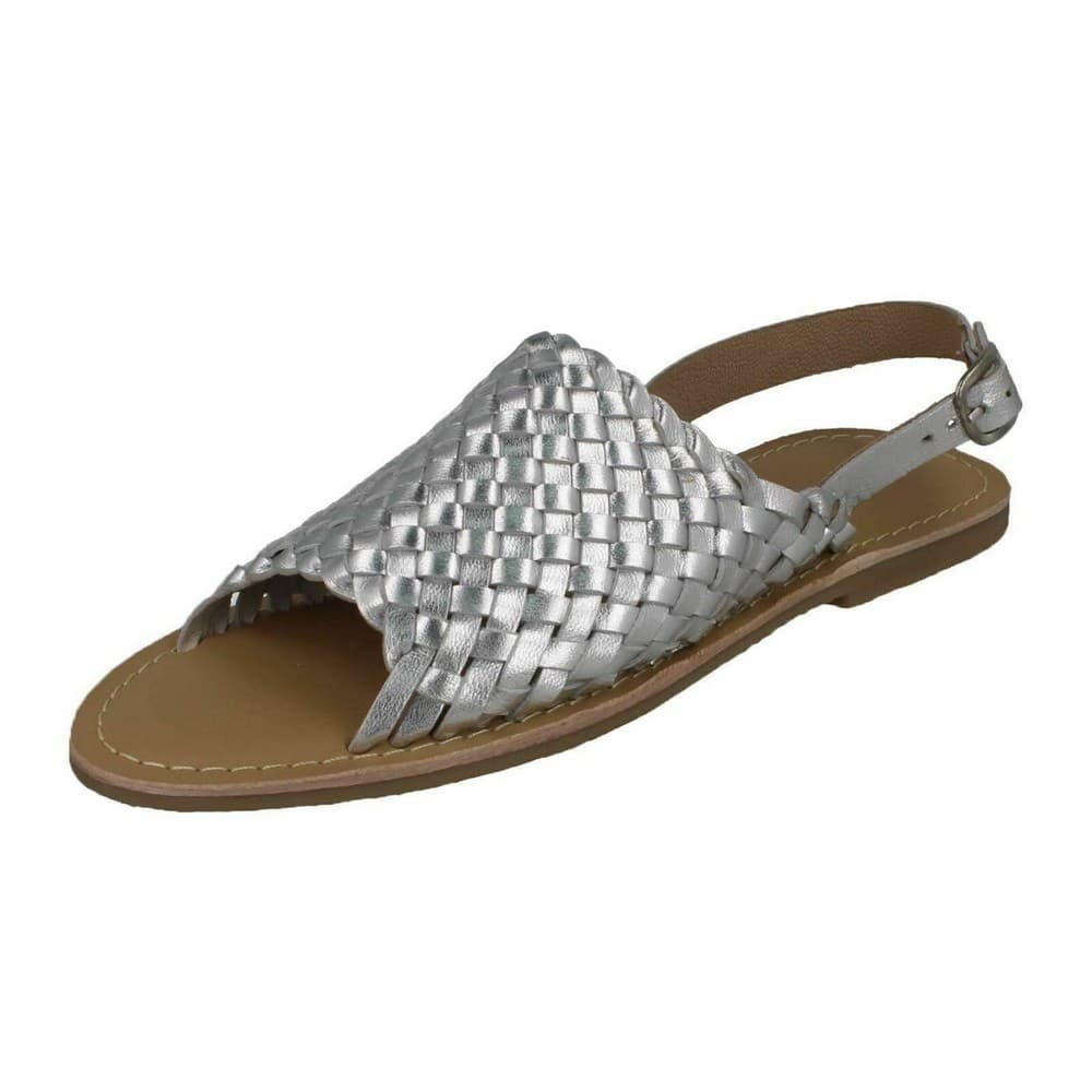 Leather Collection Womens/Ladies Weave Sandals