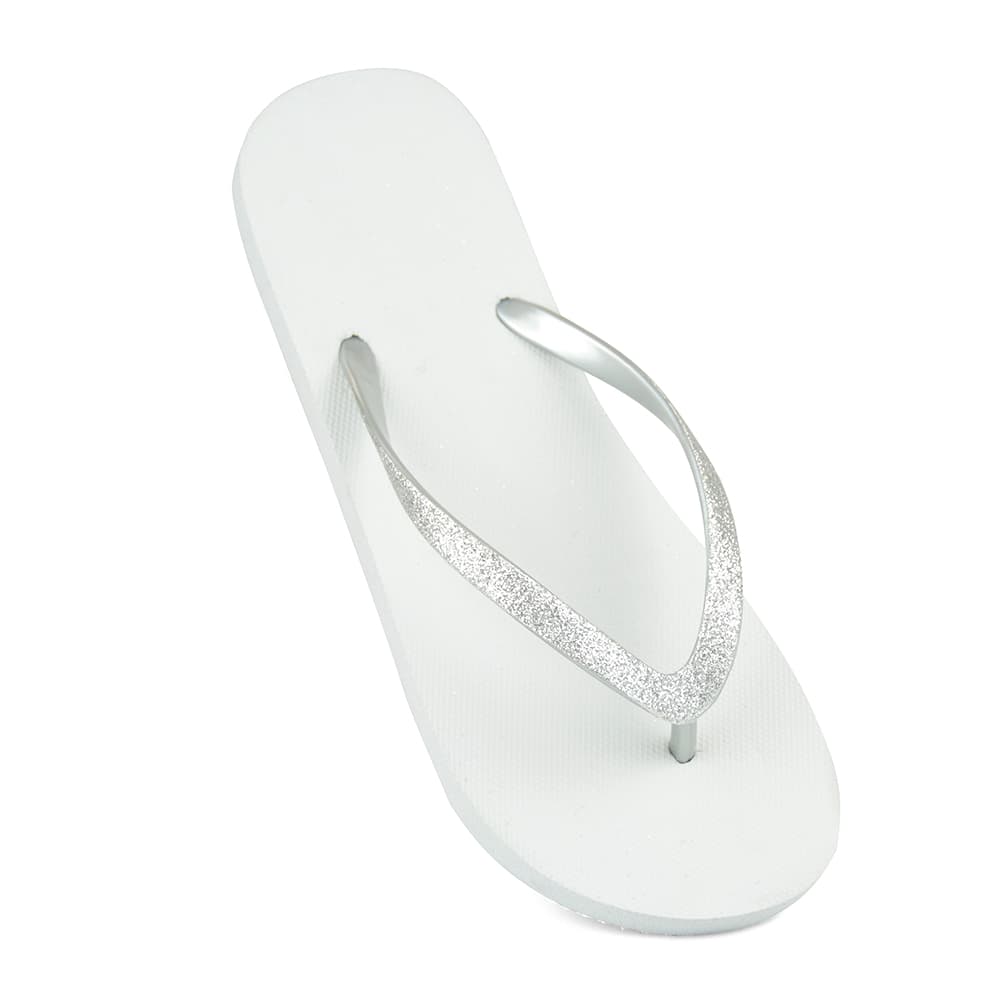 Sandrocks Womens/Ladies Glitter Strap Flip Flops
