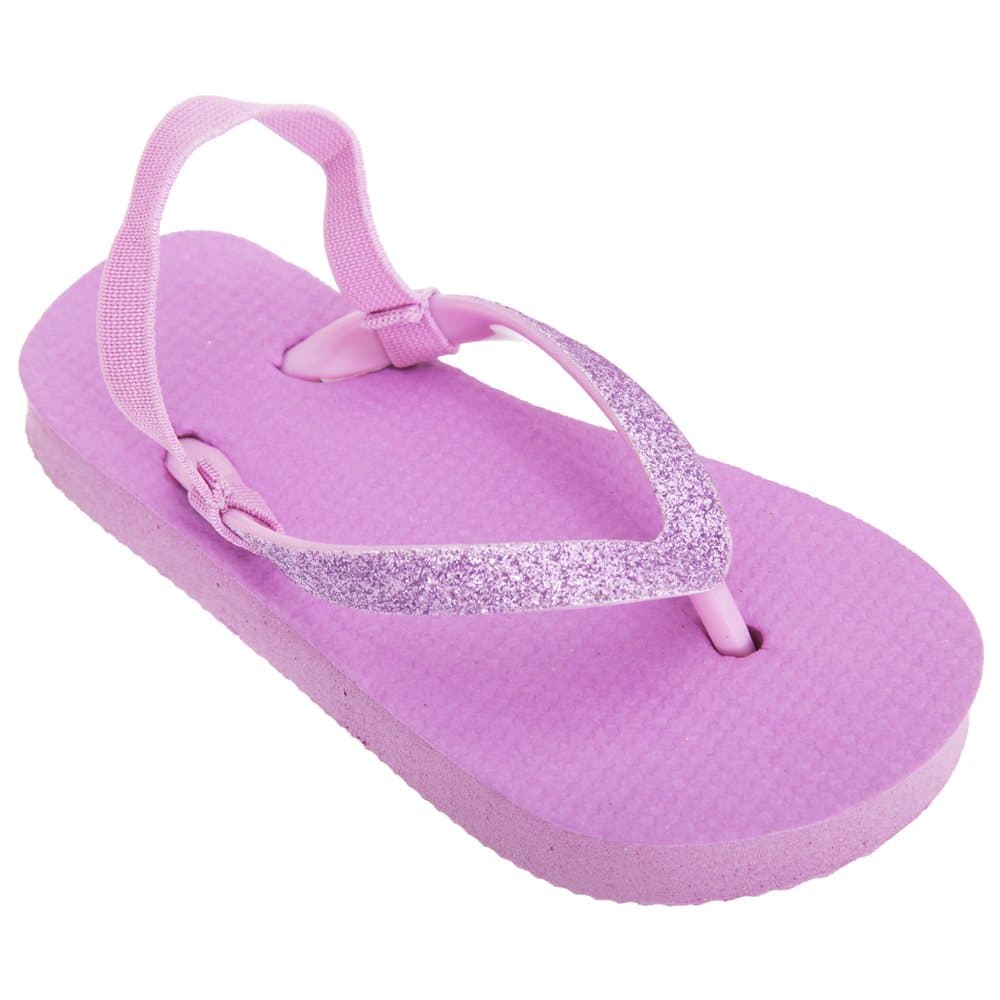 FLOSO Barnflickor Vanliga tåar med flip flops med glitterrem