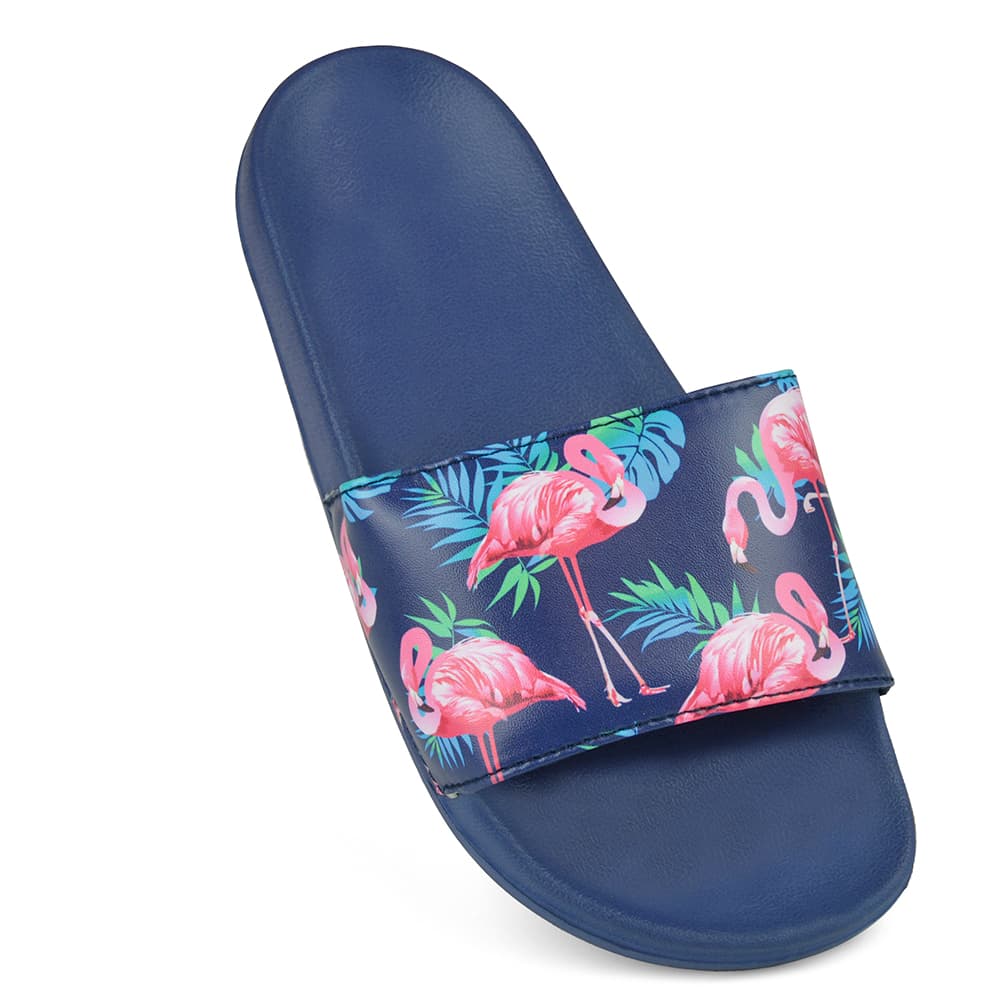 Sand Rocks Flamingo för kvinnor / damtryck Flip Flops / Sliders