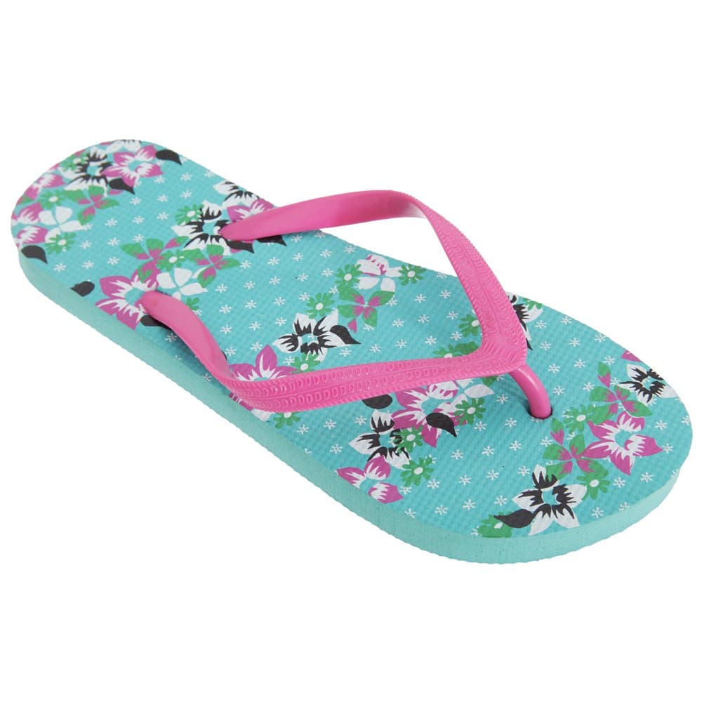 Floso Kvinnor / damer blommönster i tå efter flip flops