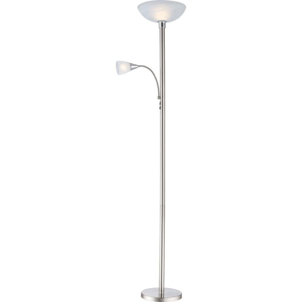 GLOBO LED-gulvlampe BLADE krom 58931