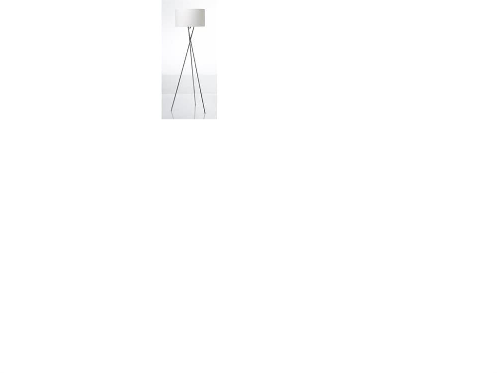UPTOWN GULVLAMPE KROM M/HVID SKÆRM