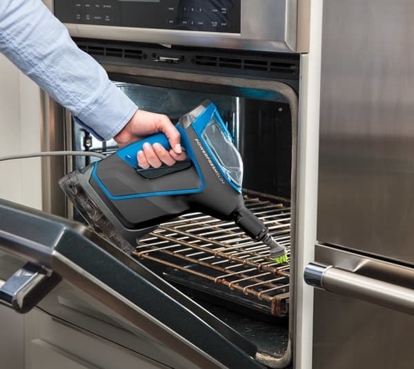 Bissell PowerFresh SlimSteam, Upprätt ångtvätt, 7,6 m, 0,35 l, Blå, Titan, 1500 W, 0,9 Bar