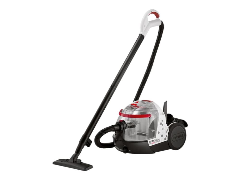 BISSELL HydroClean ProHeat Complete 1474J - Dammsugare - med behållare - utan påse - vit/röd