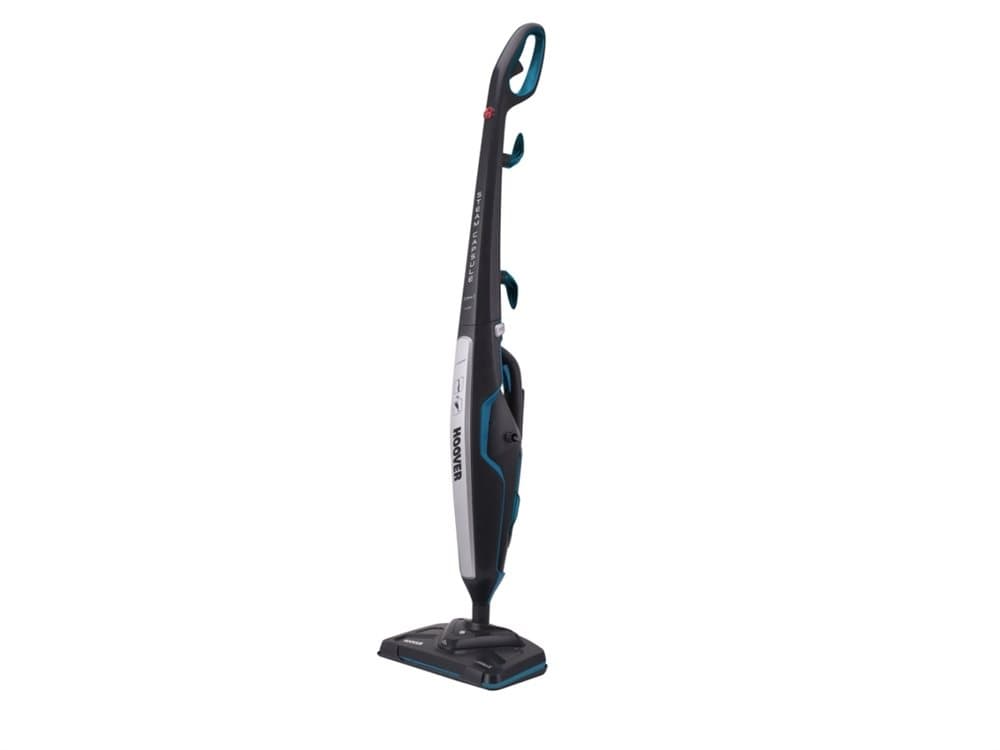Hoover Capsule 2in1, Upprätt ångtvätt, 0,35 l, Svart, Blå, 7 m, 1700 W, 0,25 min