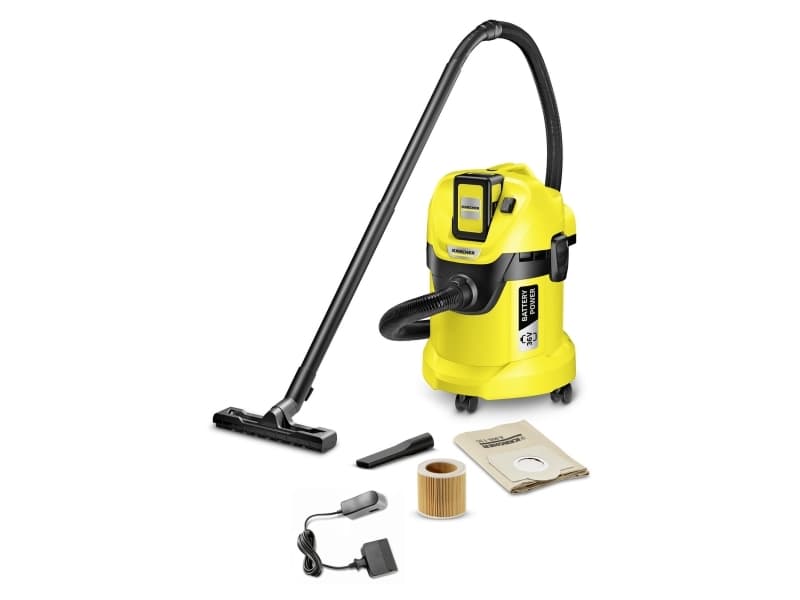 Kärcher WD 3 Battery Set - Dammsugare - med behållare - sladdlös