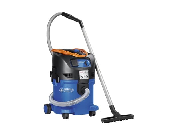 Nilfisk ATTIX 30-11 PC, Tørr & våt, Svart, Blå, Grå, Polyetylentereftalat (PET), Rotasjon, 30 l, 3700 l/s