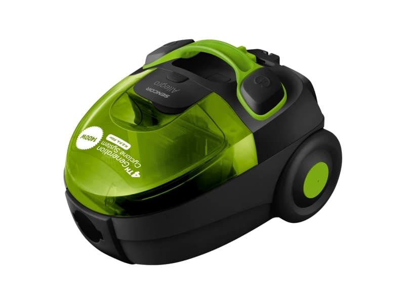 Sencor SVC 510GR, 1400 W, 250 W, Cylinderdammsugare, Utan påse, 1,5 l, Grön
