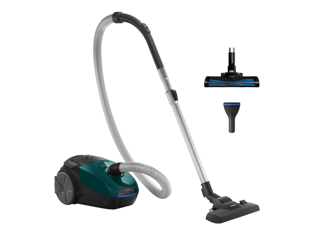 Philips PowerGo FC8246 - Dammsugare - med behållare - påse - opalgrön