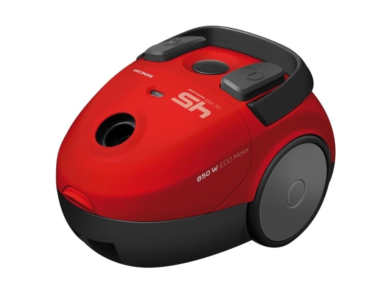 Sencor SVC 45RD-EUE3, 850 W, Cylinderdammsugare, Torr, Dammpåse, 1,5 l, Filtrering