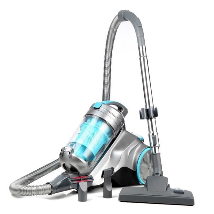 CONTINENTAL EDISON VC800SB Silentium Bagless Sled Vacuum - 800W - 76 dB - A - Blå