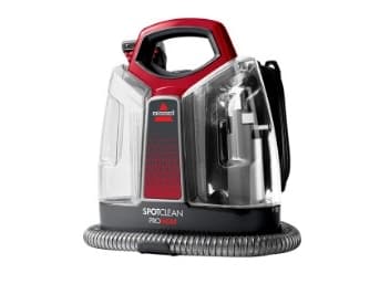 Bissell SpotClean ProHeat, 330 W, Våt, Uten pose, 1,4 l, 74,04 dB, Svart, Rød