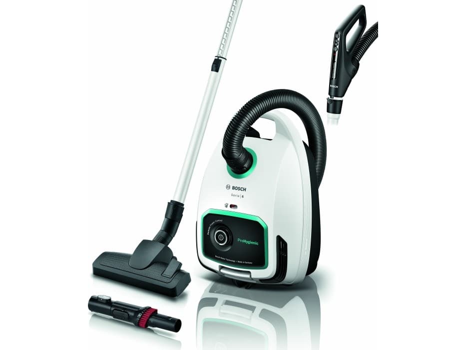 Bosch BGL6LHYG, 600 W, Cylinderdammsugare, Torr, Dammpåse, Allergifilter, Filtrering
