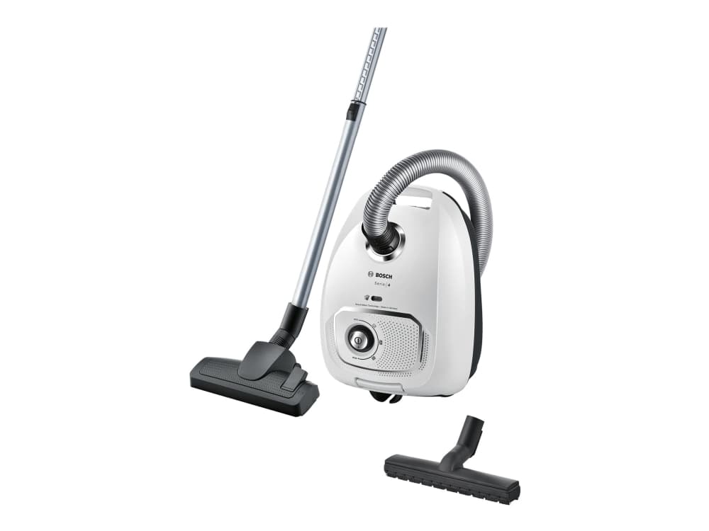 Dulkiu siurblys Bosch BGLS4X300 Serie | 4, su maišeliu, baltas