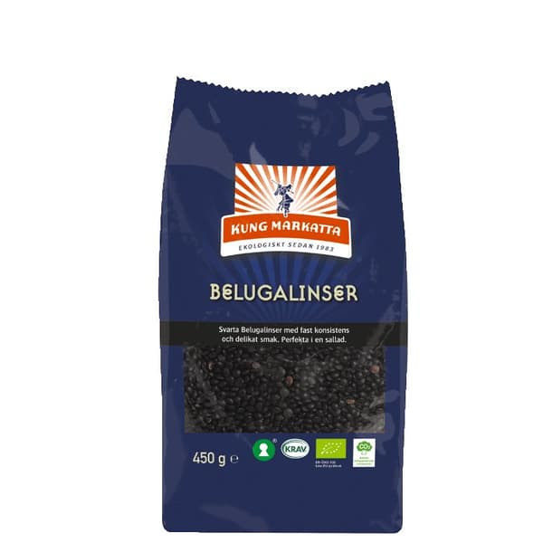 Belugalinser, 450 g