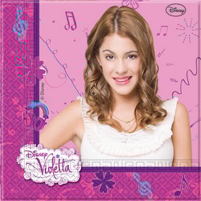 Violetta servetter, 20 st