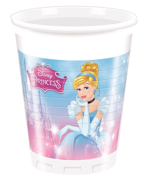 Disney Princess Plastmuggar, 8 st