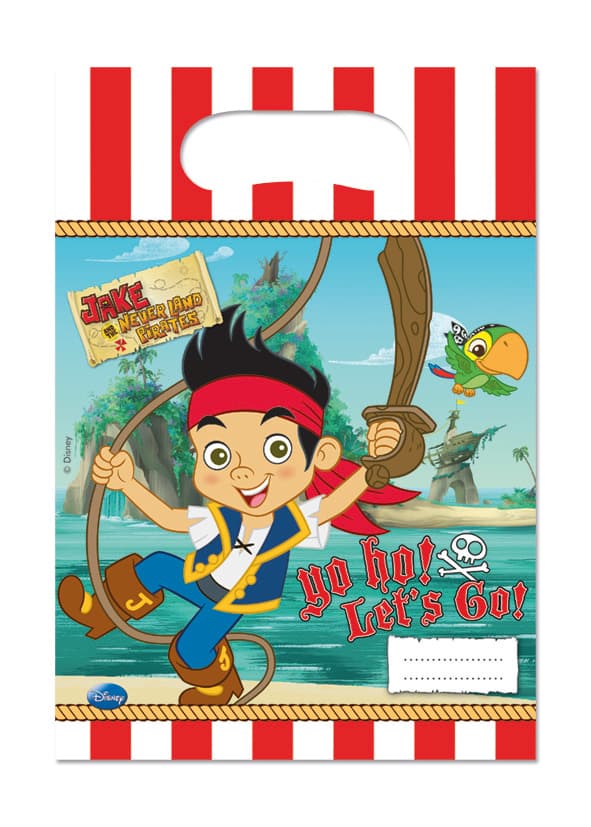 Disney Kapteeni Jake Karkkipussit 6 kpl