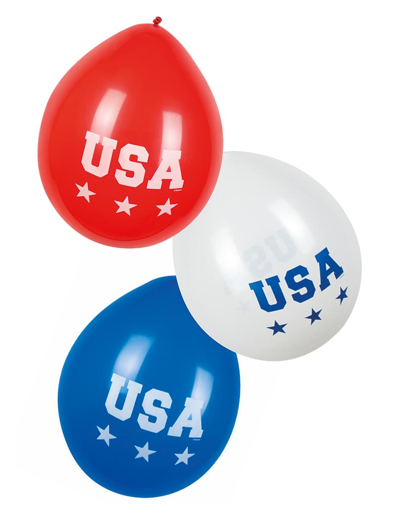 Ilmapallot USA 6-pakkaus