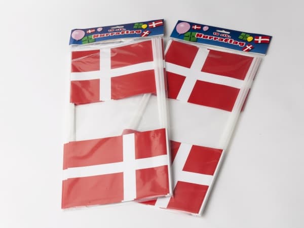 Flag papir på pind 14,5x19cm 10stk/pak - (10 stk.)