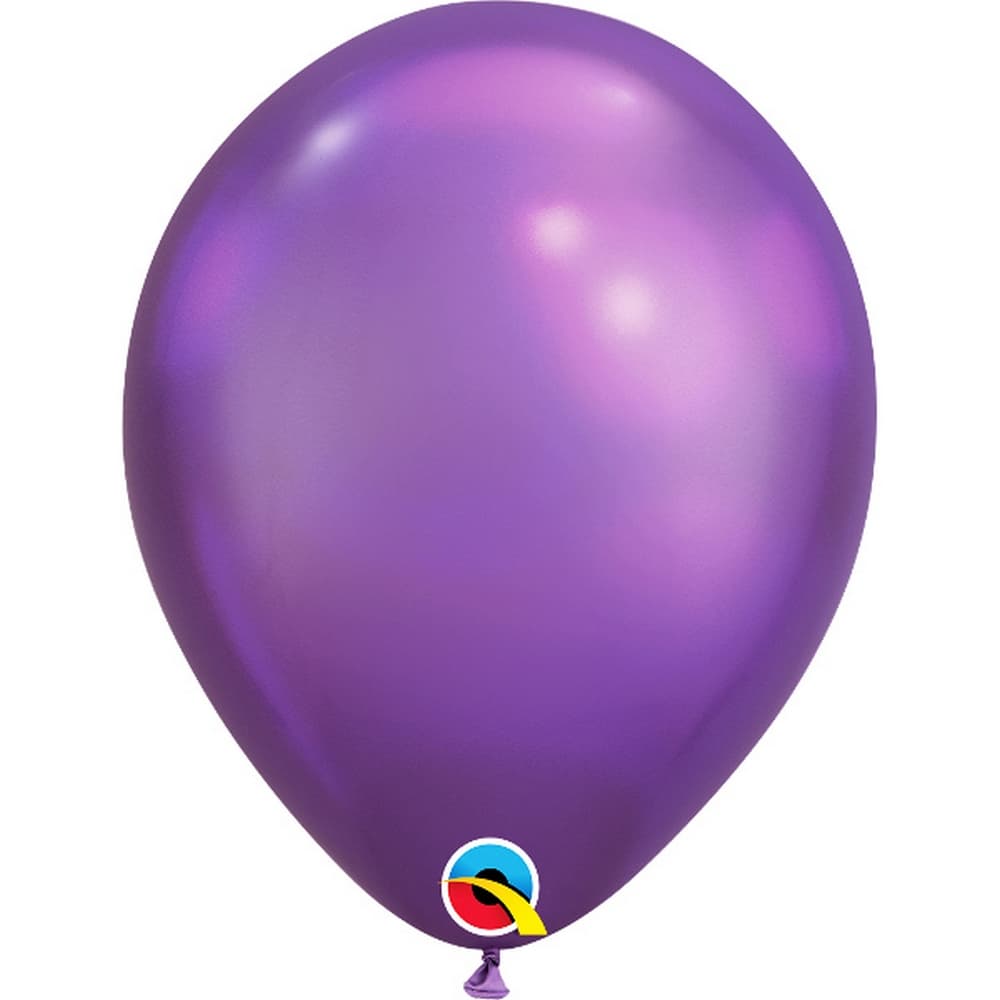 Qualatex 11 Inch Round Plain Latex Balloons (100 Pack)