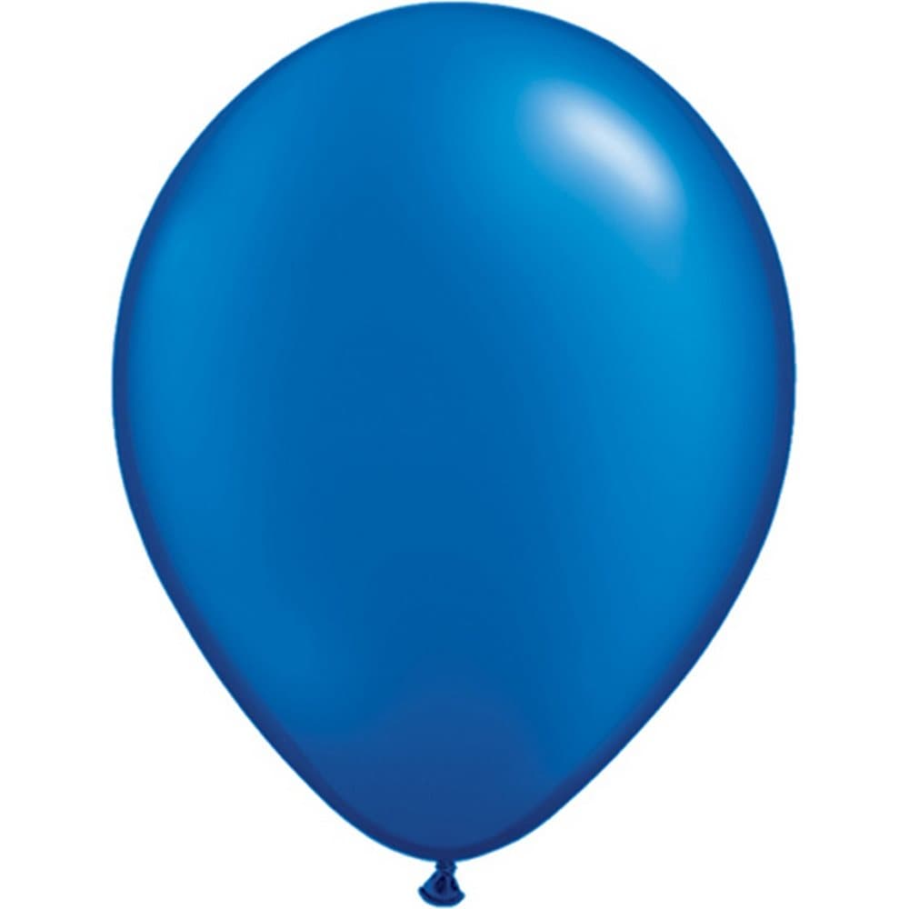 Qualatex 11 Inch Round Plain Latex Balloons (100 Pack)
