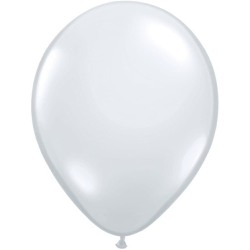 Qualatex 11 Inch Round Plain Latex Balloons (100 Pack)