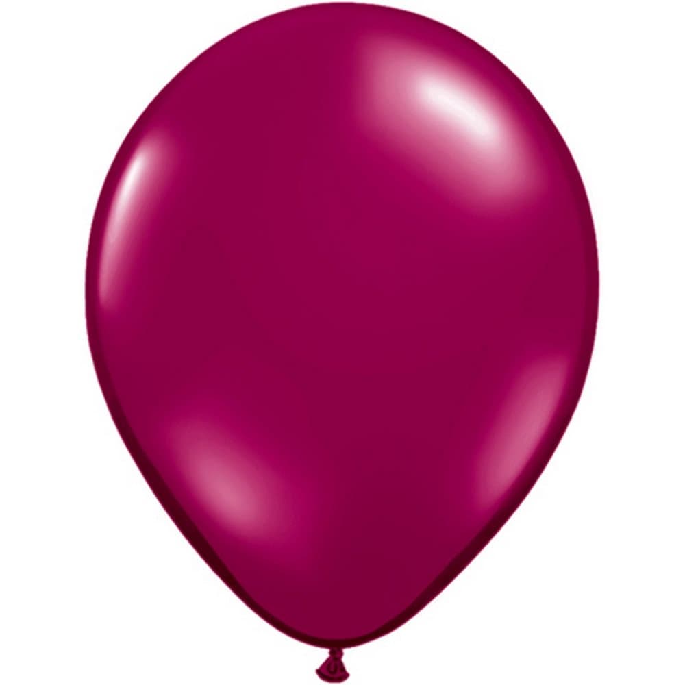 Qualatex 11 Inch Round Plain Latex Balloons (100 Pack)