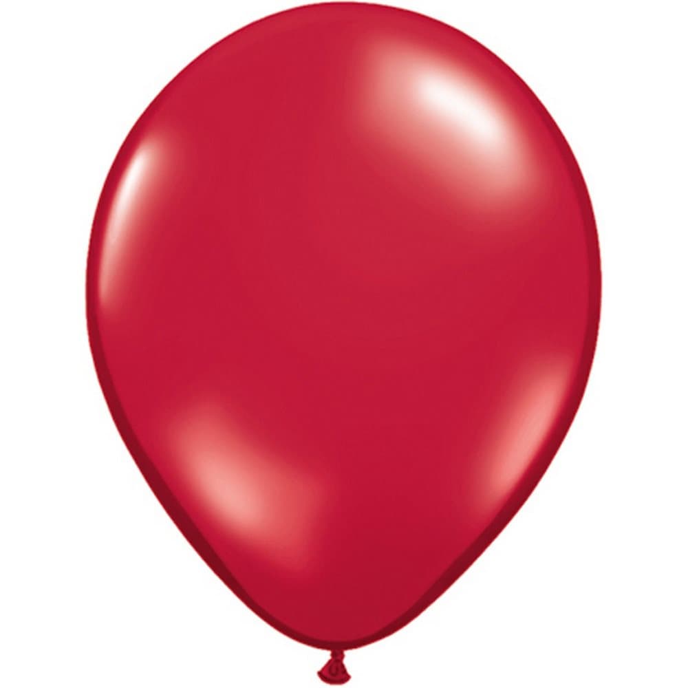 Qualatex 11 Inch Round Plain Latex Balloons (100 Pack)