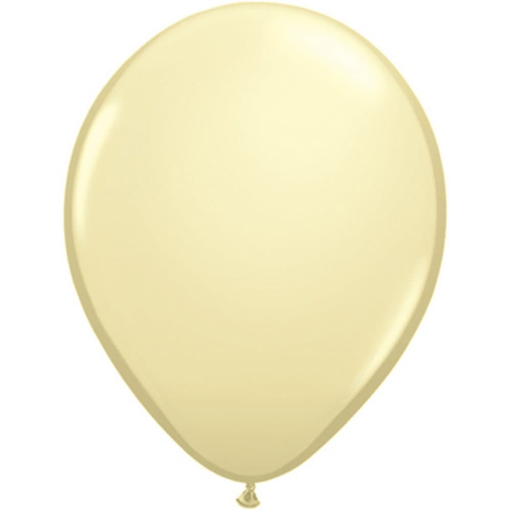Qualatex 11 Inch Round Plain Latex Balloons (100 Pack)