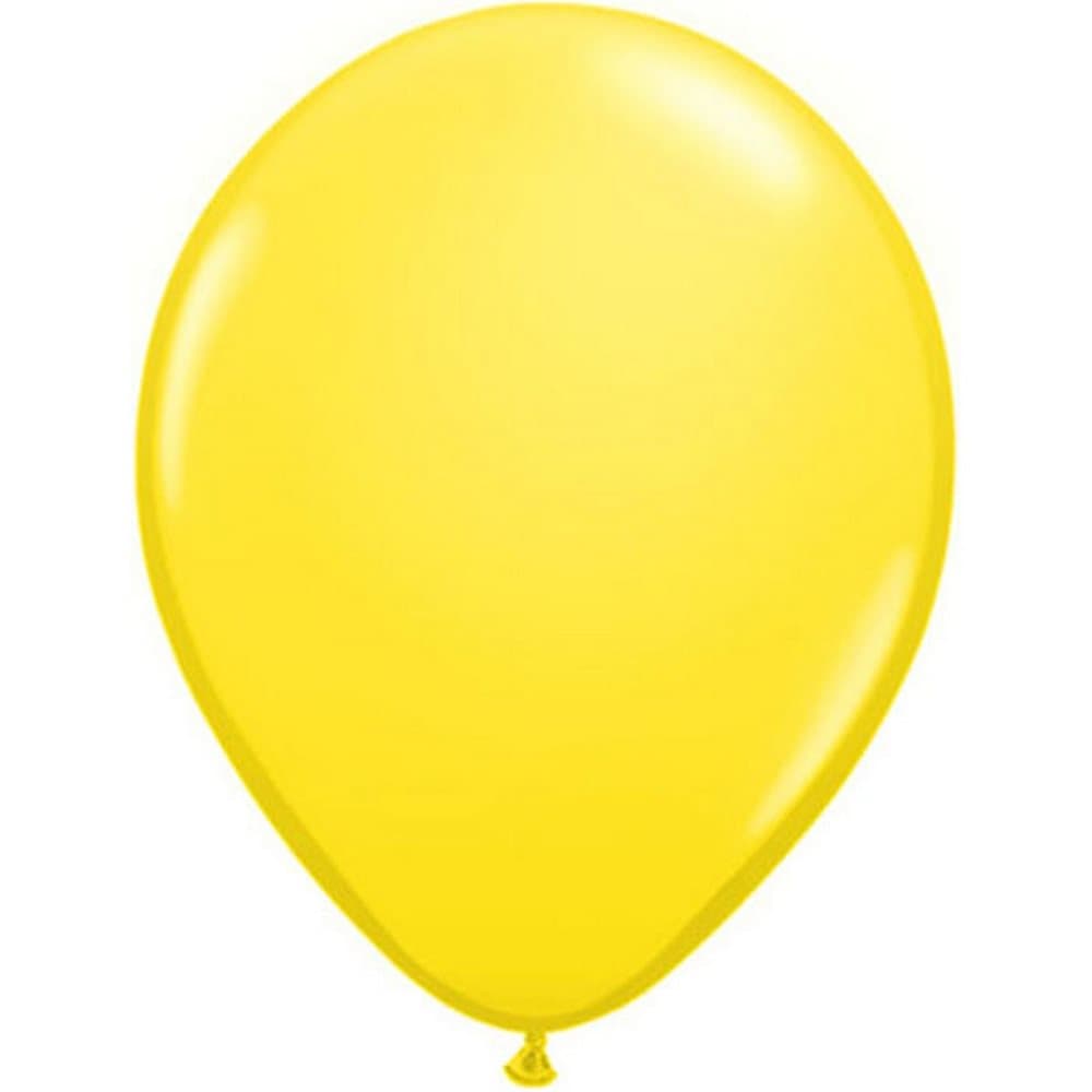 Qualatex 11 Inch Round Plain Latex Balloons (100 Pack)