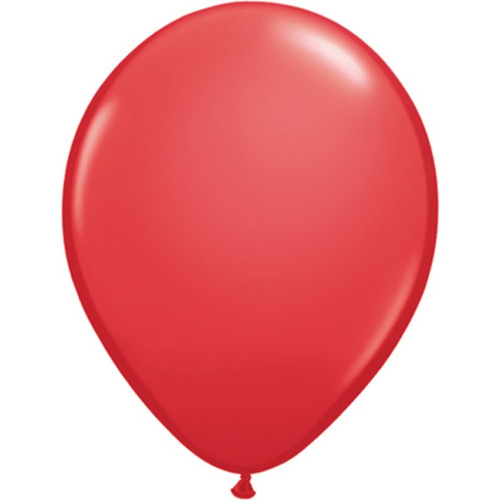 Qualatex 11 Inch Round Plain Latex Balloons (100 Pack)