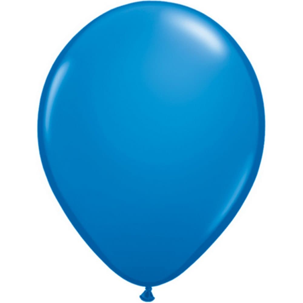 Qualatex 11 Inch Round Plain Latex Balloons (100 Pack)