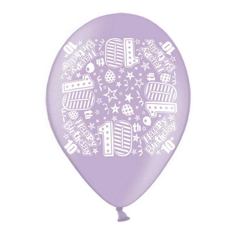 Simon Elvin 10 Inch Latex Balloons (Pack Of 10)