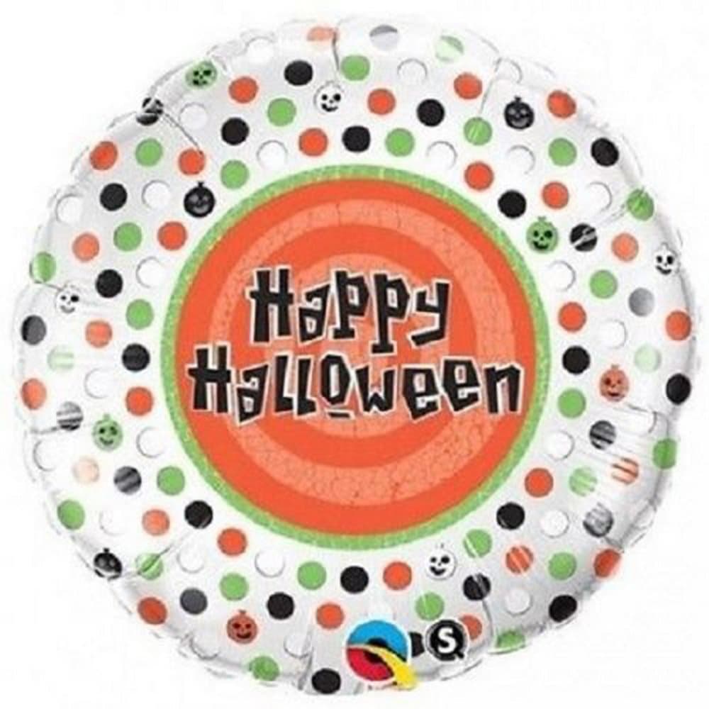 Qualatex 18in Happy Halloween Foil Balloon