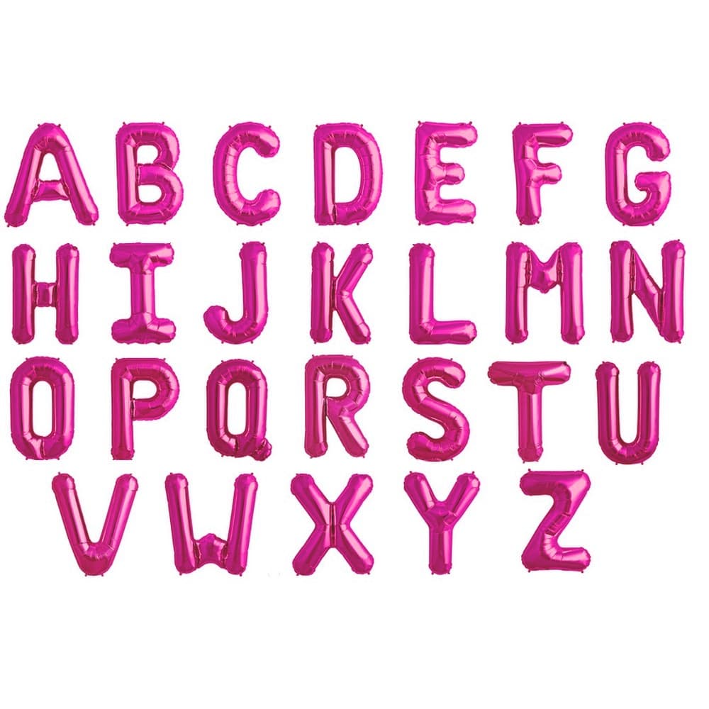 NorthStar 16 Inch Magenta Letter Balloons