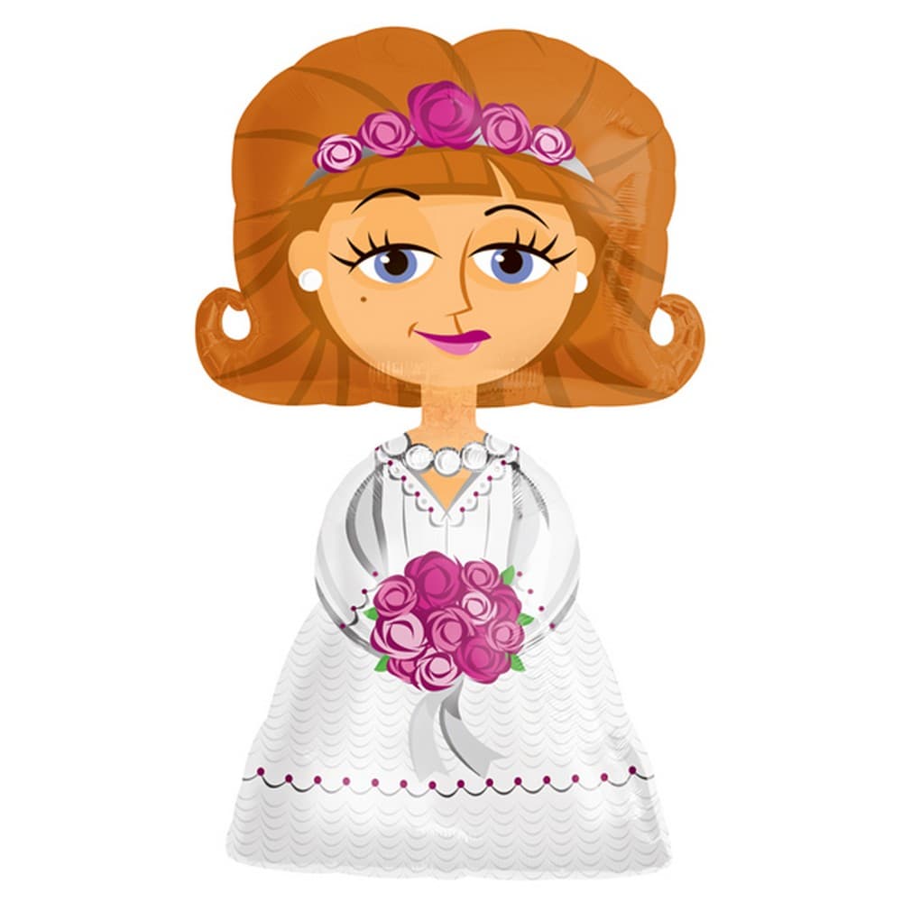 Amscan Airwalkers Bride Design Wedding Balloon