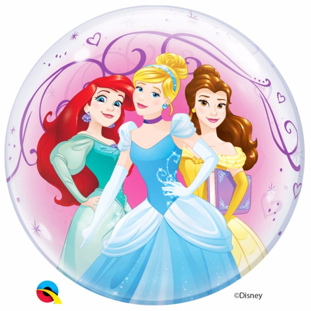 Qualatex Disney Princesses Single Bubble Balloon