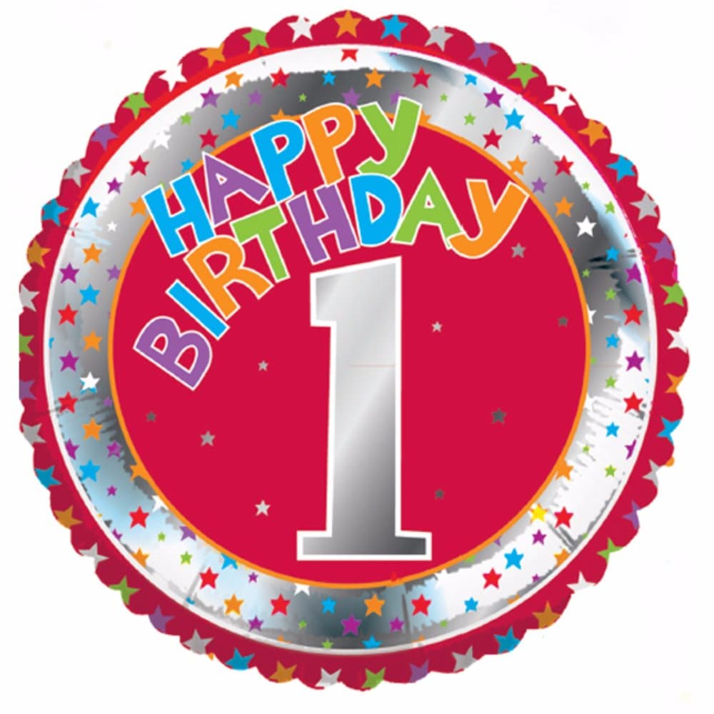 Creative Party Happy 1st Birthday Milestone Balloon